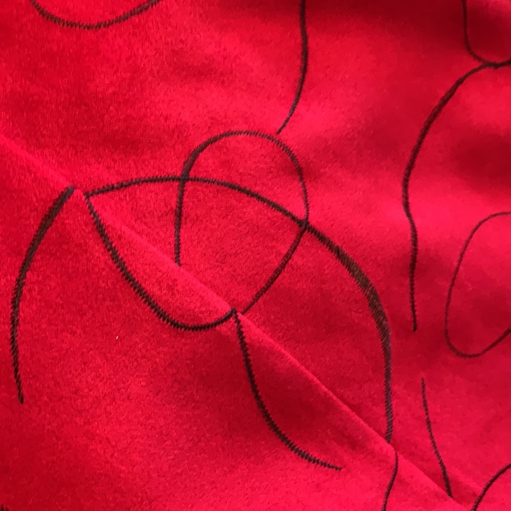 Sag Harbor Large Red Button Down Blouse Euc - image 7